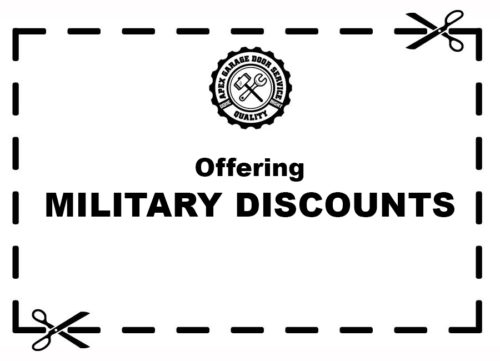 Apex Garage Doors offers Military Discounts 