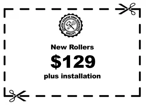 Apex Garage Door offers New Rollers Discounts